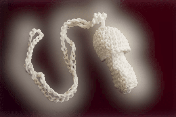 Mushroom Necklace Crochet Pattern